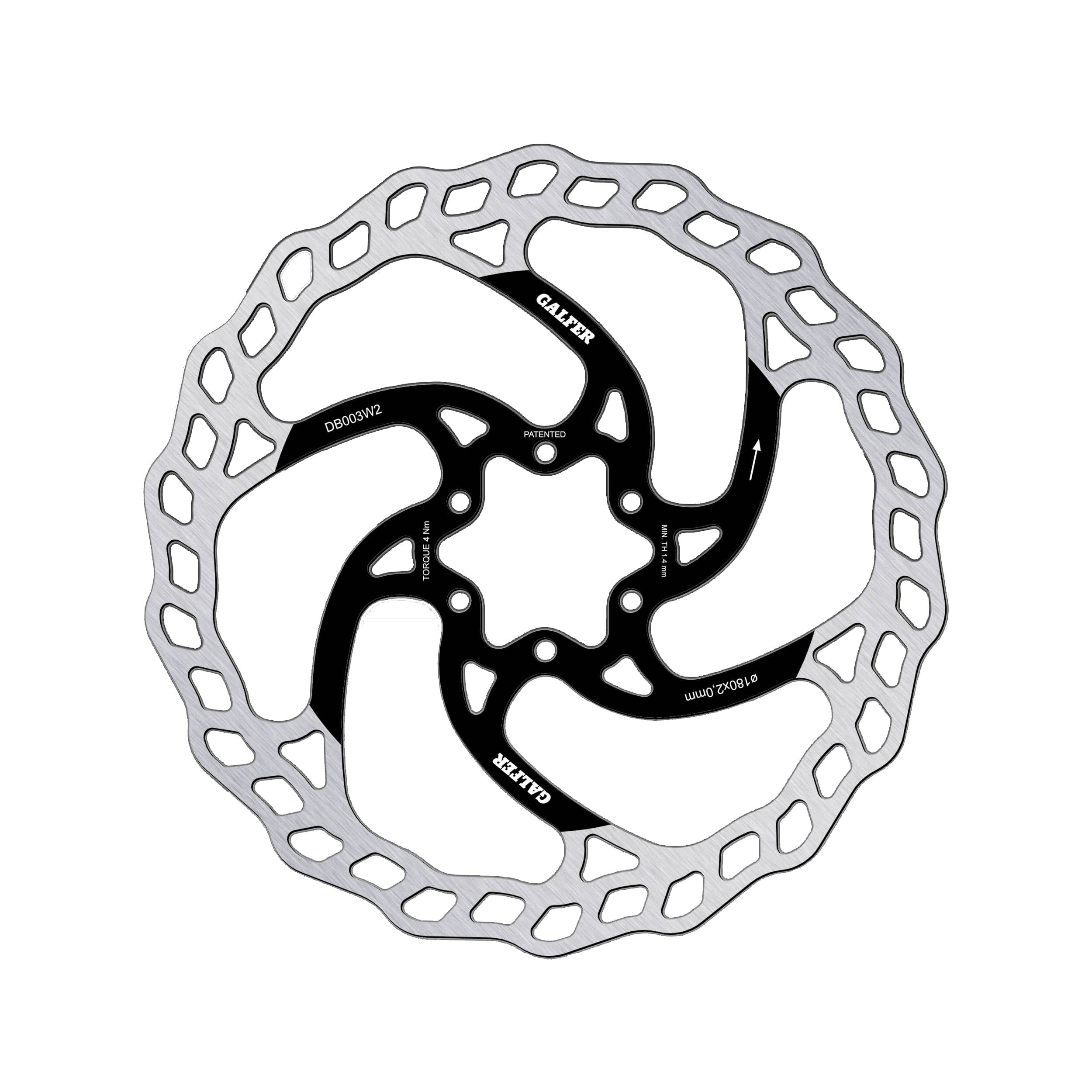 Galfer MTB Wave 2 mm disc rotor
