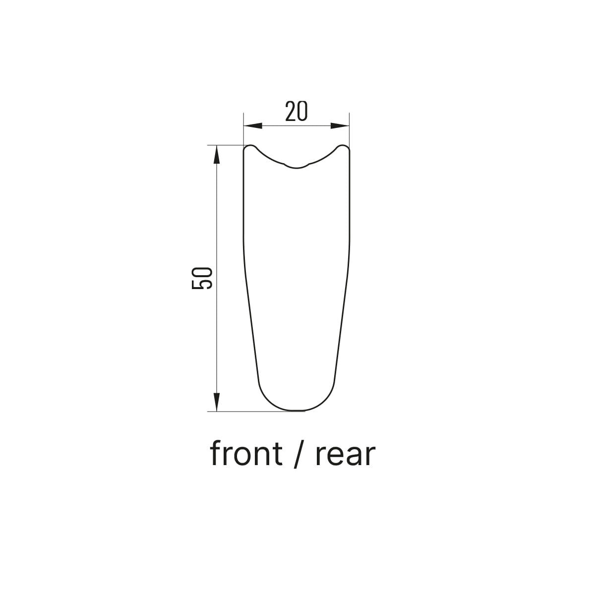 Miche Supertype SPX5 front wheel