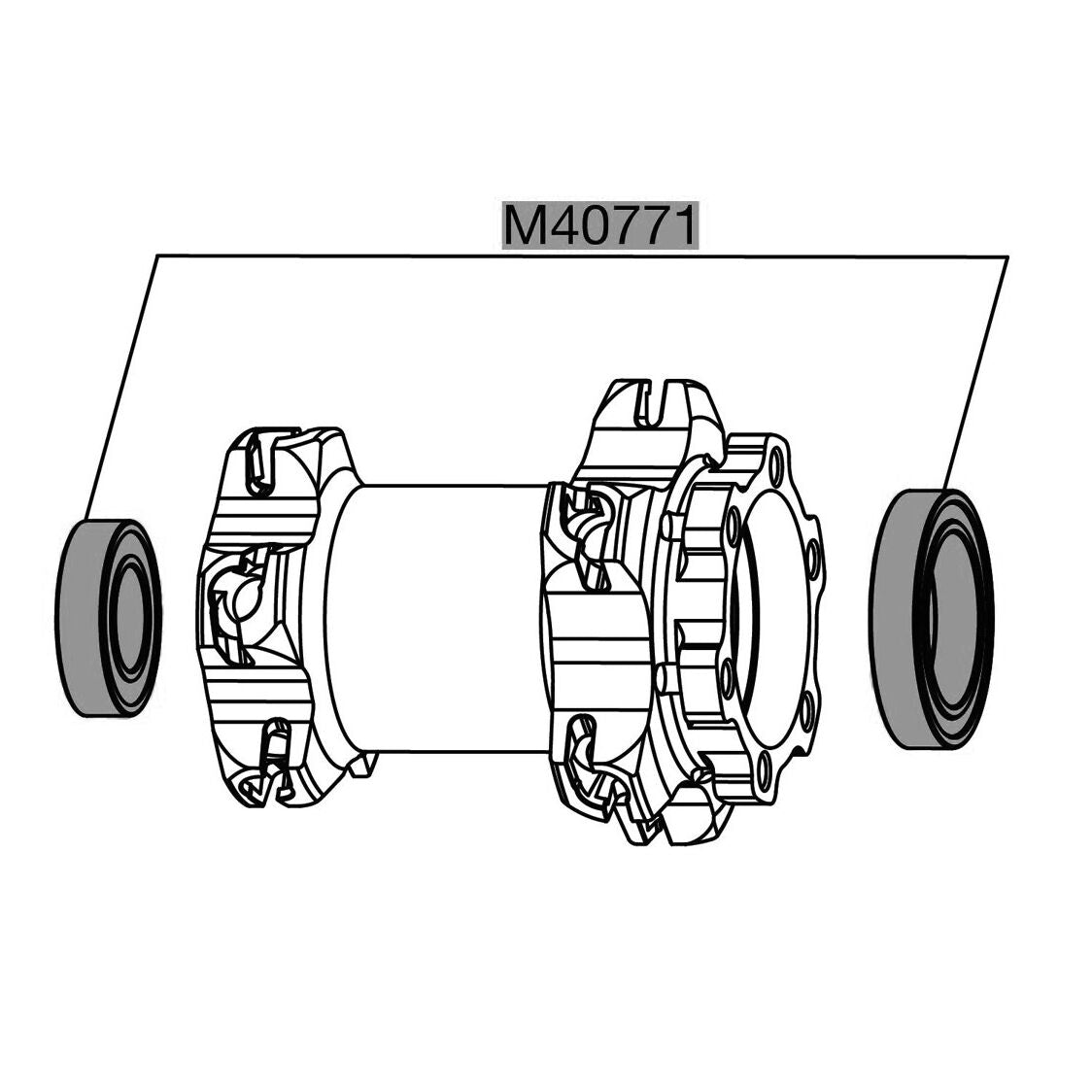 Mavic Lefty M40771 bearing kit