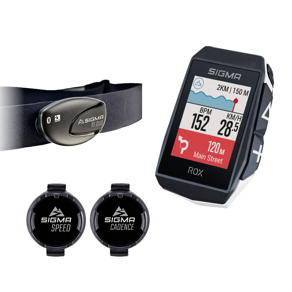 Sigma Rox 11.1 GPS bike computer + heart rate monitor + sensors