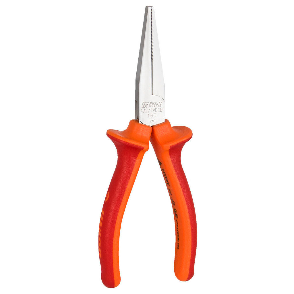Unior Long flat nose pliers 160 mm