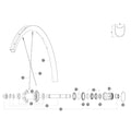 Mavic Ksyrium Pro Carbon SL rear right 275 mm spokes