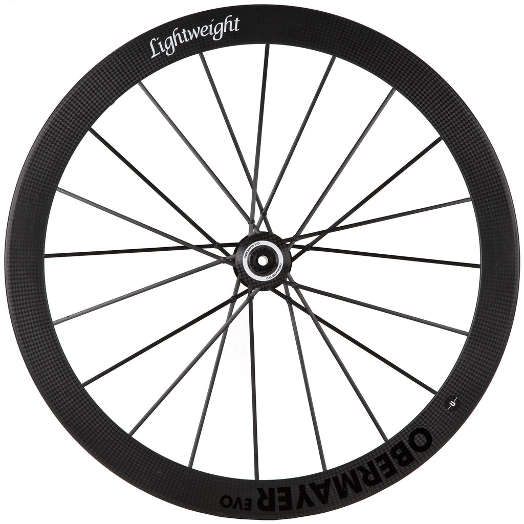 Lightweight Obermayer EVO Carbon tubeless Disc front wheel