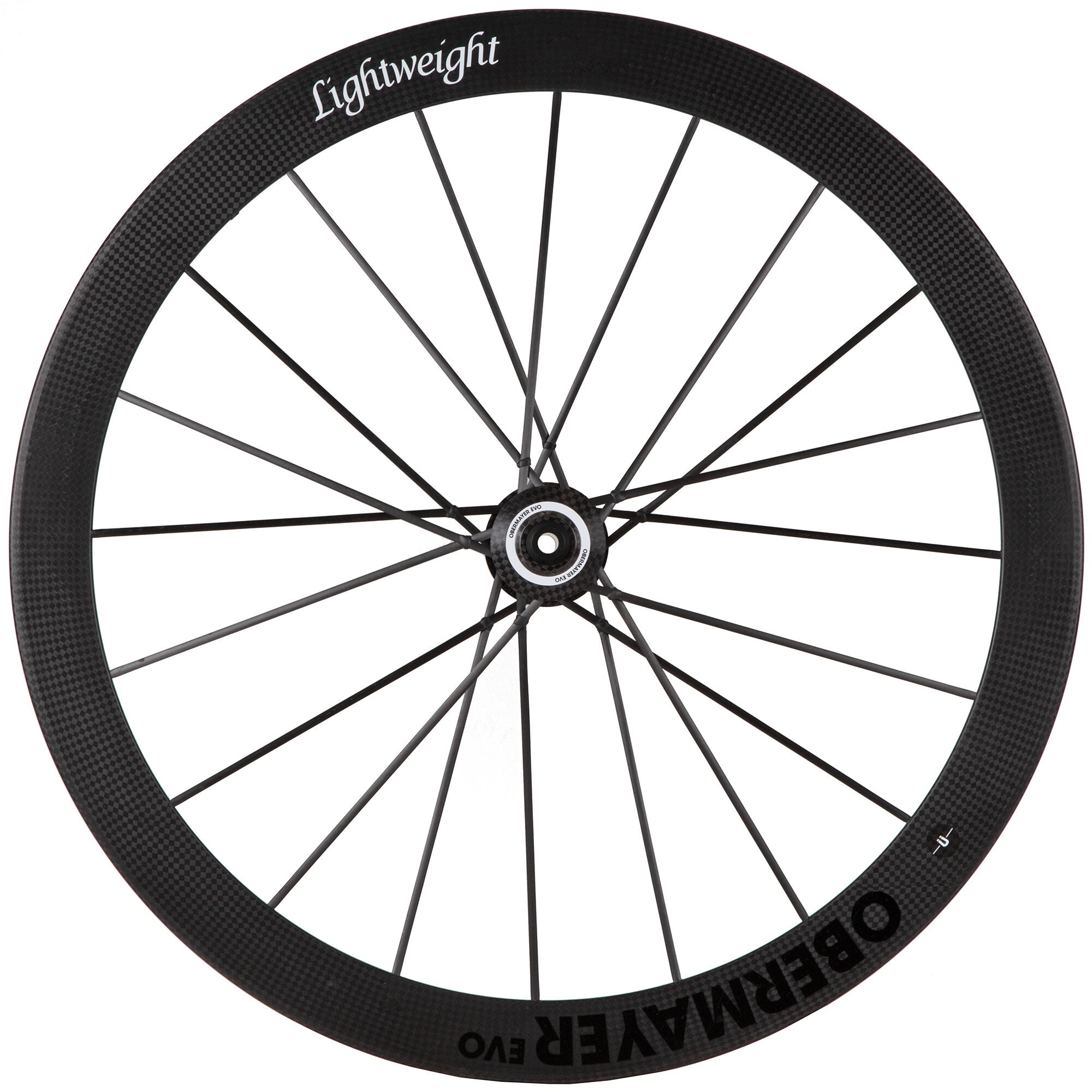 Lightweight Obermayer EVO Carbon tubeless Disc front wheel