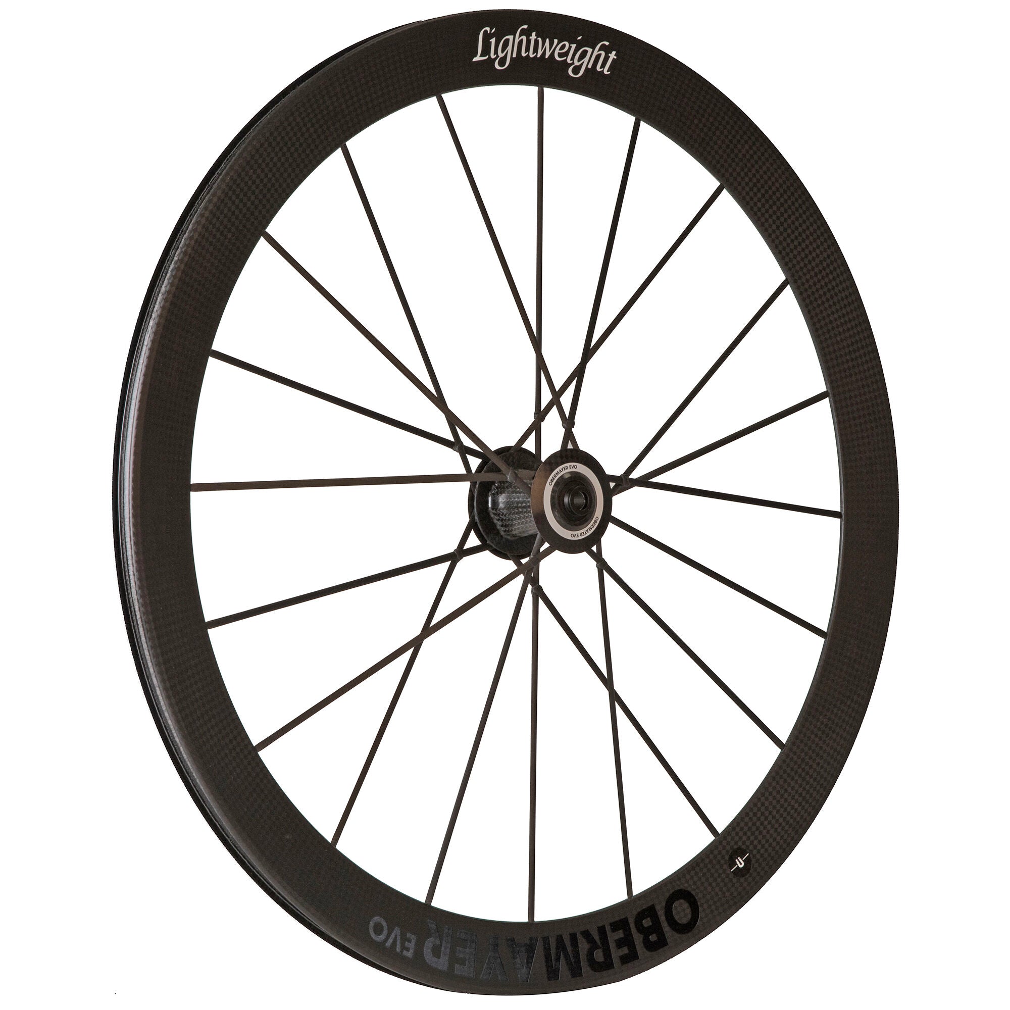 Lightweight Obermayer EVO Carbon tubeless Disc front wheel