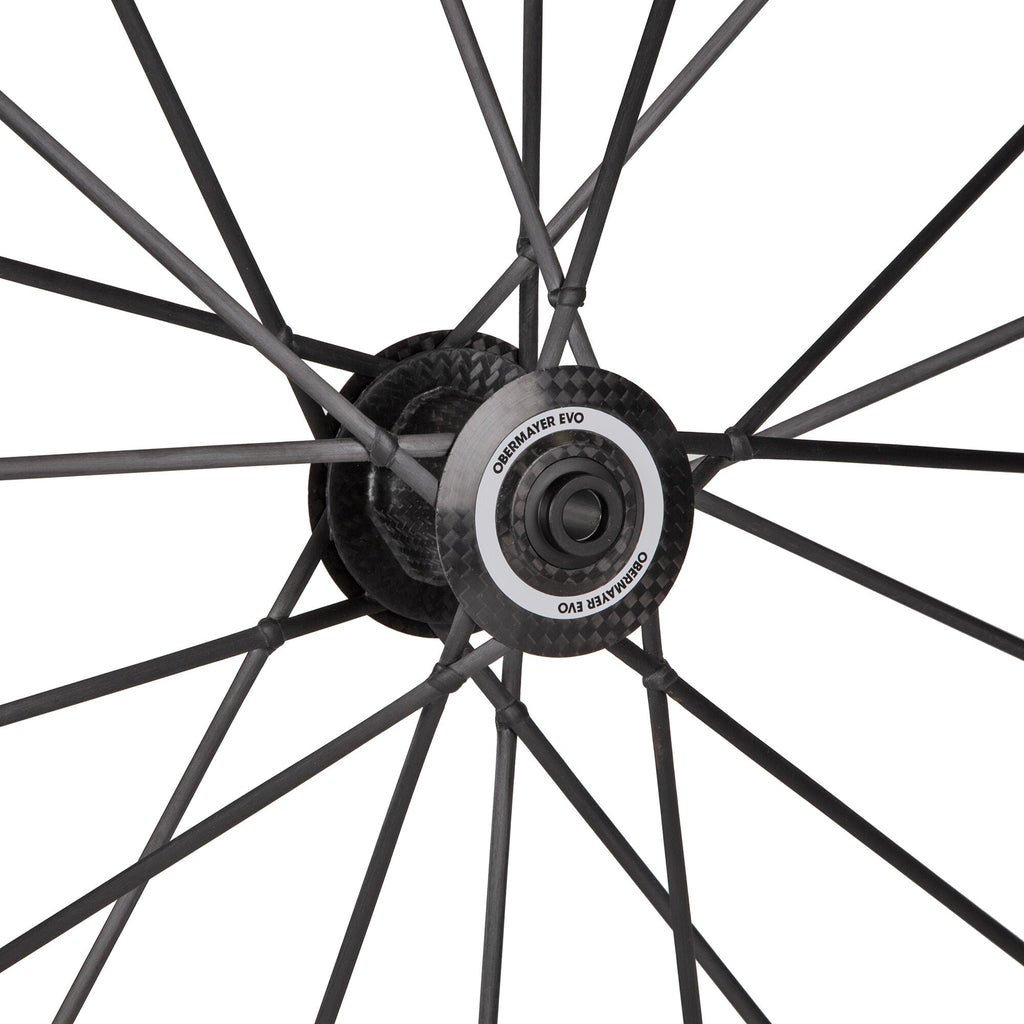 Lightweight Obermayer EVO Carbon tubeless Disc front wheel