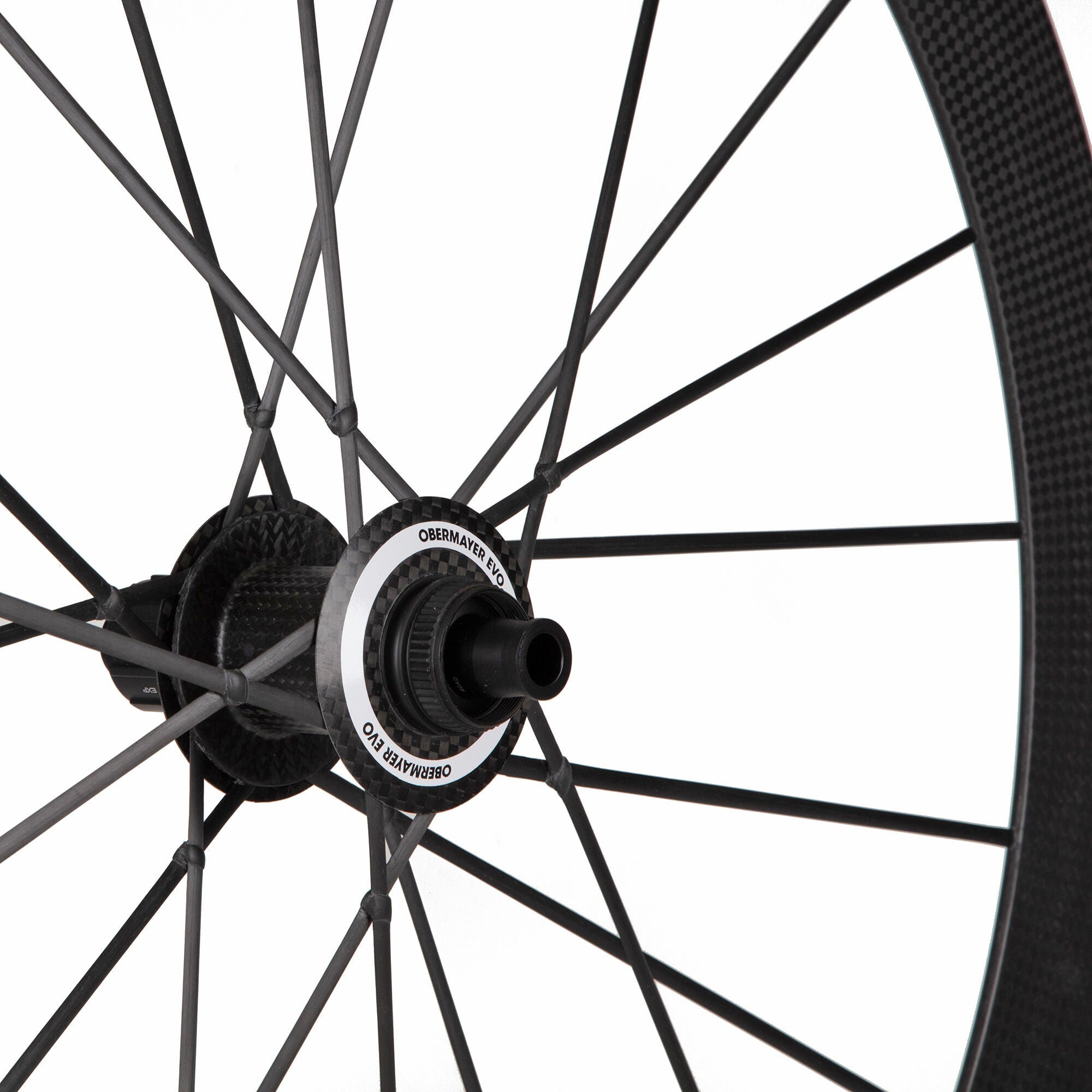 Lightweight Obermayer EVO Carbon tubeless Disc rear wheel