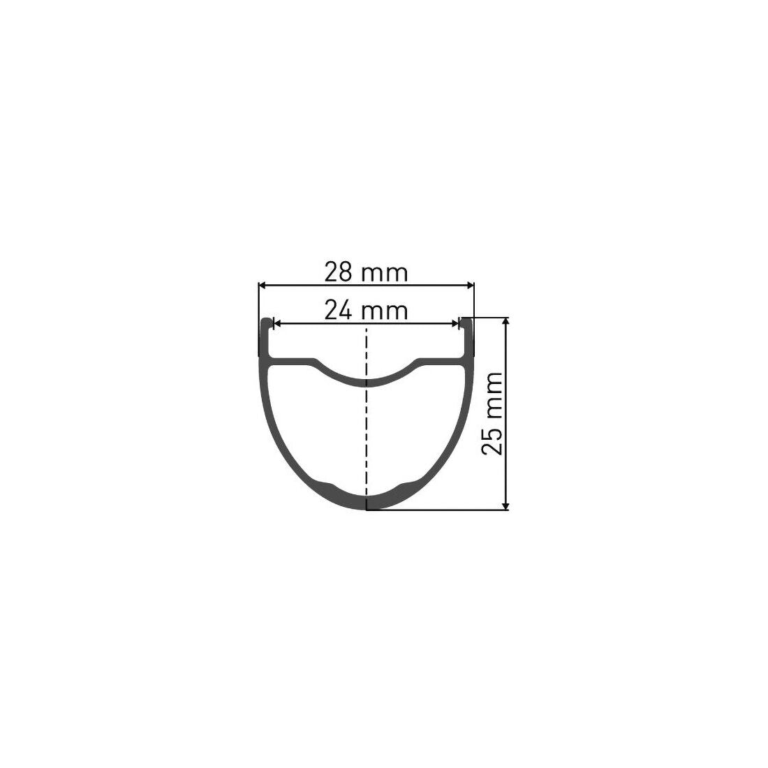 DT Swiss GR 1600 Spline 25 Disc Tubeless Ready 27.5" front wheel
