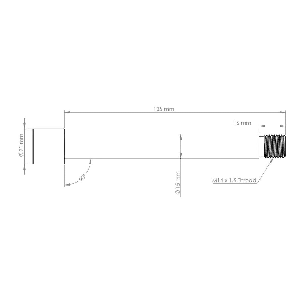 Burgtec front thru axle for Fox Boost 15x110 mm