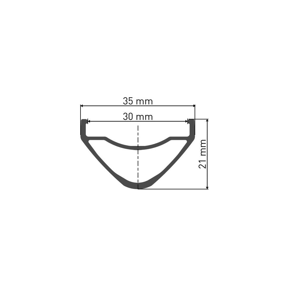 DT Swiss HX 1700 Spline 30 mm 6 hole Boost 29 rear wheel