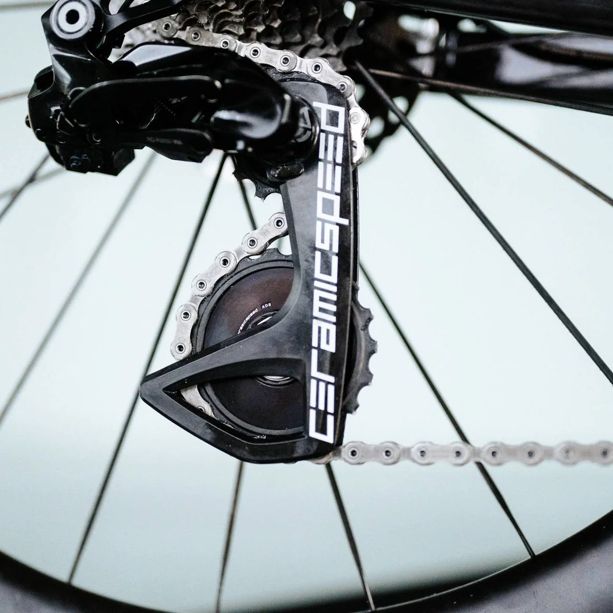 Ceramicspeed Oversized OSPW RS Shimano 9250/8150 Alpha Team Edition rear derailleur cage and pulley