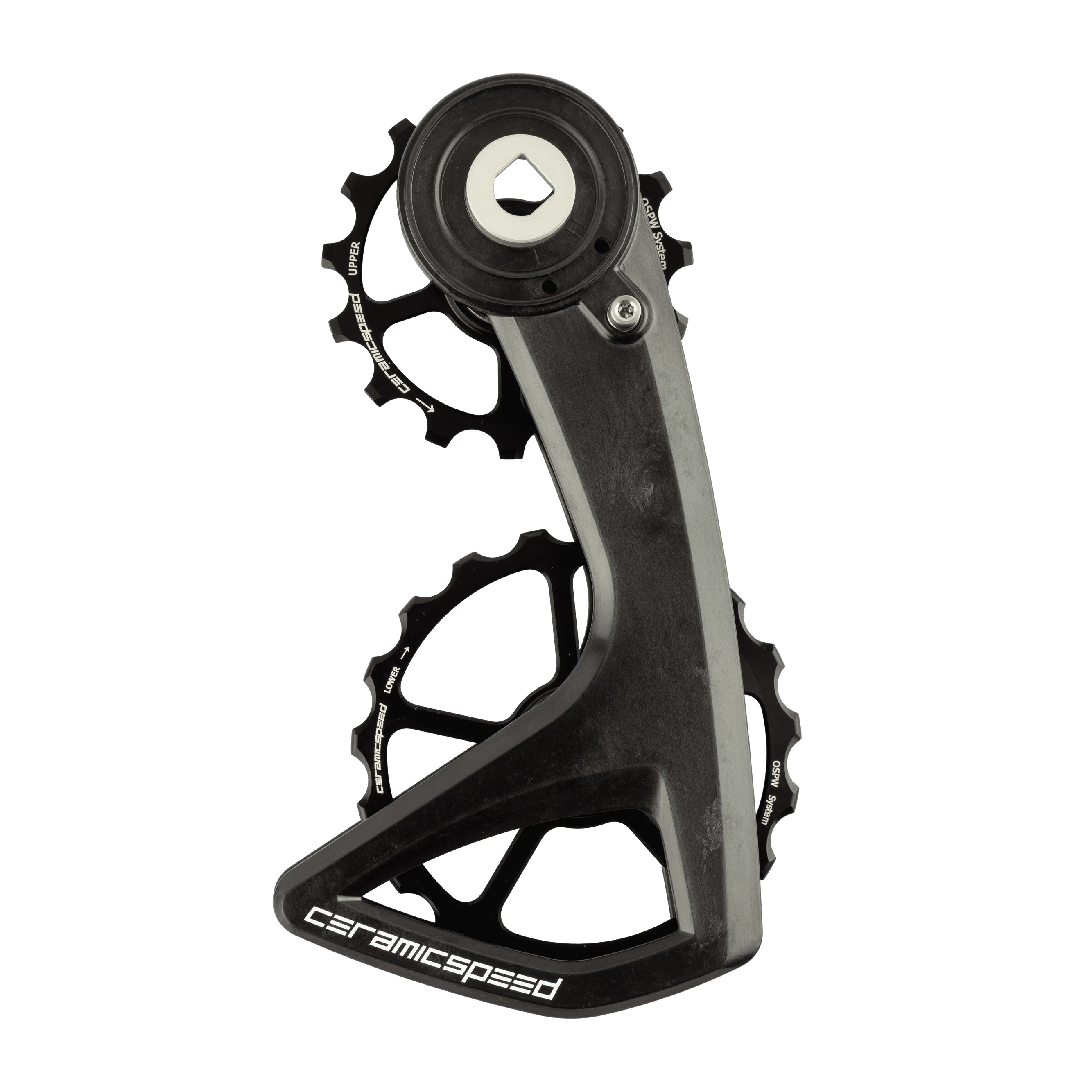 Ceramicspeed Oversized OSPW RS Sram Red/Force AXS 5-Spoke rear derailleur cage and pulley
