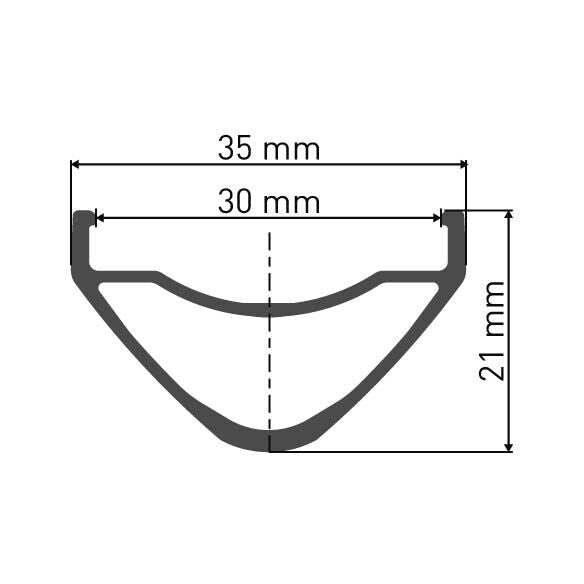 DT Swiss HX 531 DB 29" 30mm rim