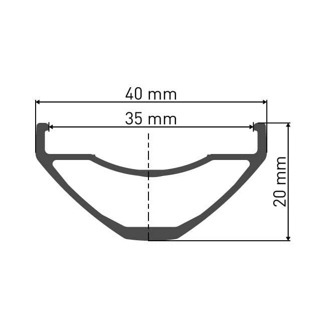 DT Swiss H612 DB 27,5" 35mm rim