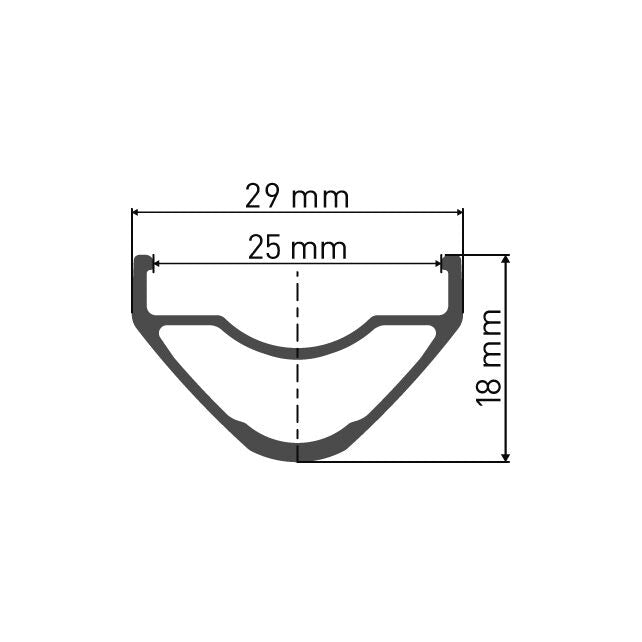 DT Swiss XR 391 29" 25mm rim