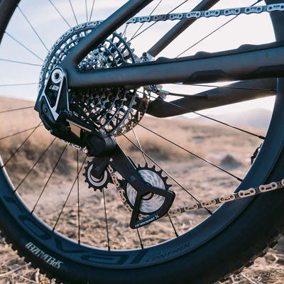 Ceramicspeed Oversized OSPW X Sram Eagle AXS ADR rear derailleur cage and pulley