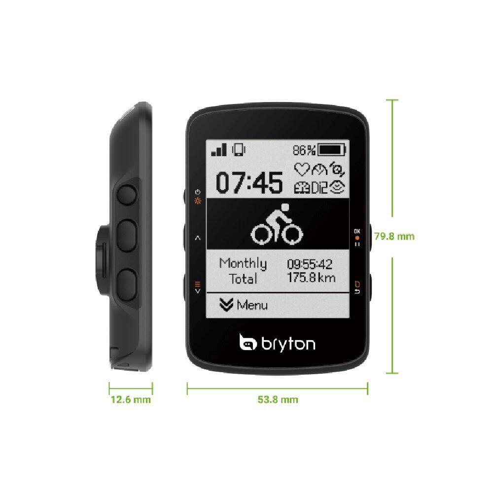 Bryton Rider Gps 460D cycle computer + sensors