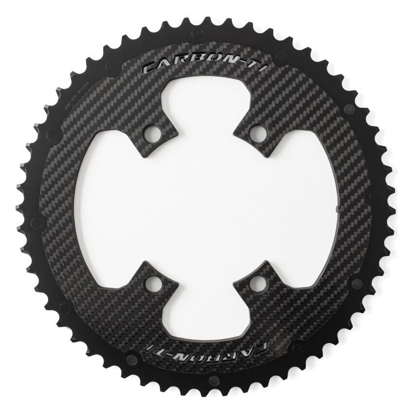 Carbon Ti X-Carboring Evo chainring (4 arms)