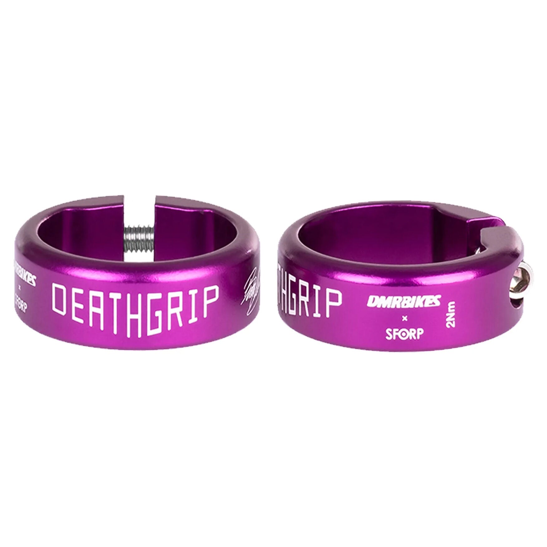 DMR Deathgrip grips clamp