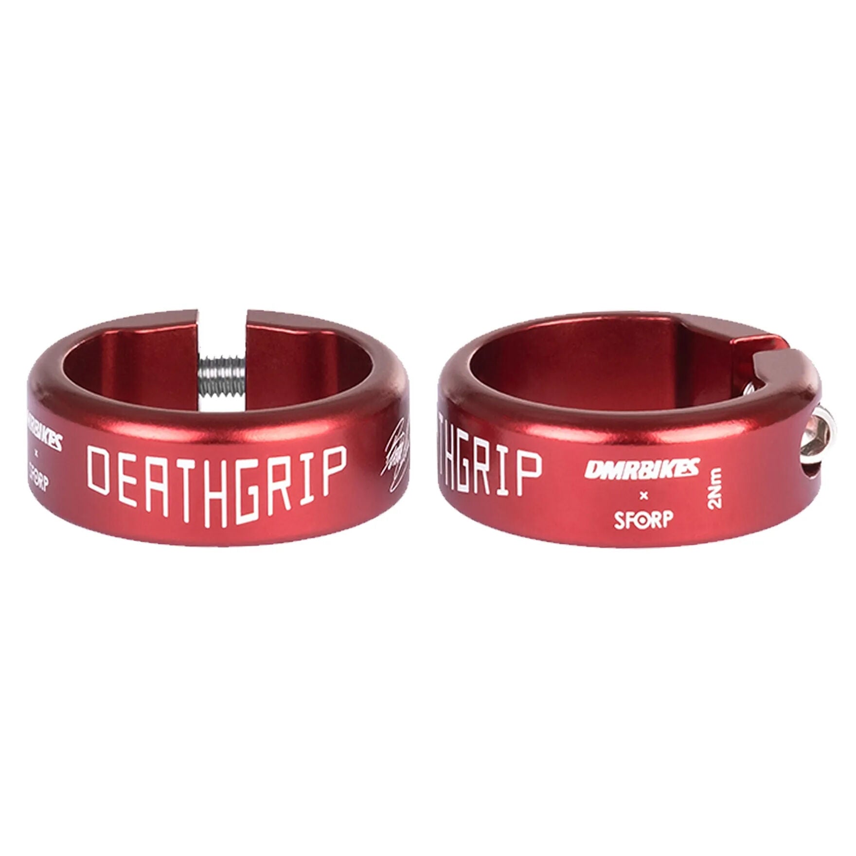 DMR Deathgrip grips clamp