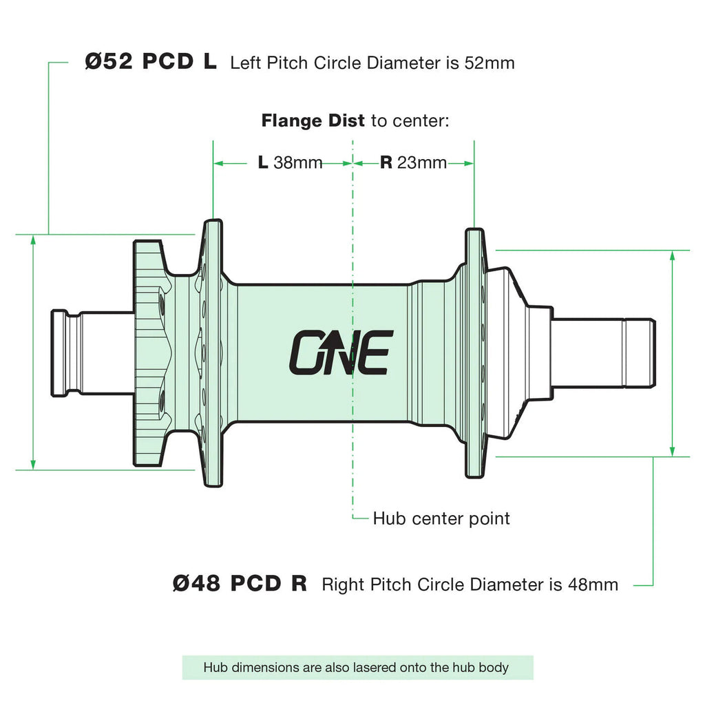 One Up 148x12 mm rear hub + Freehub