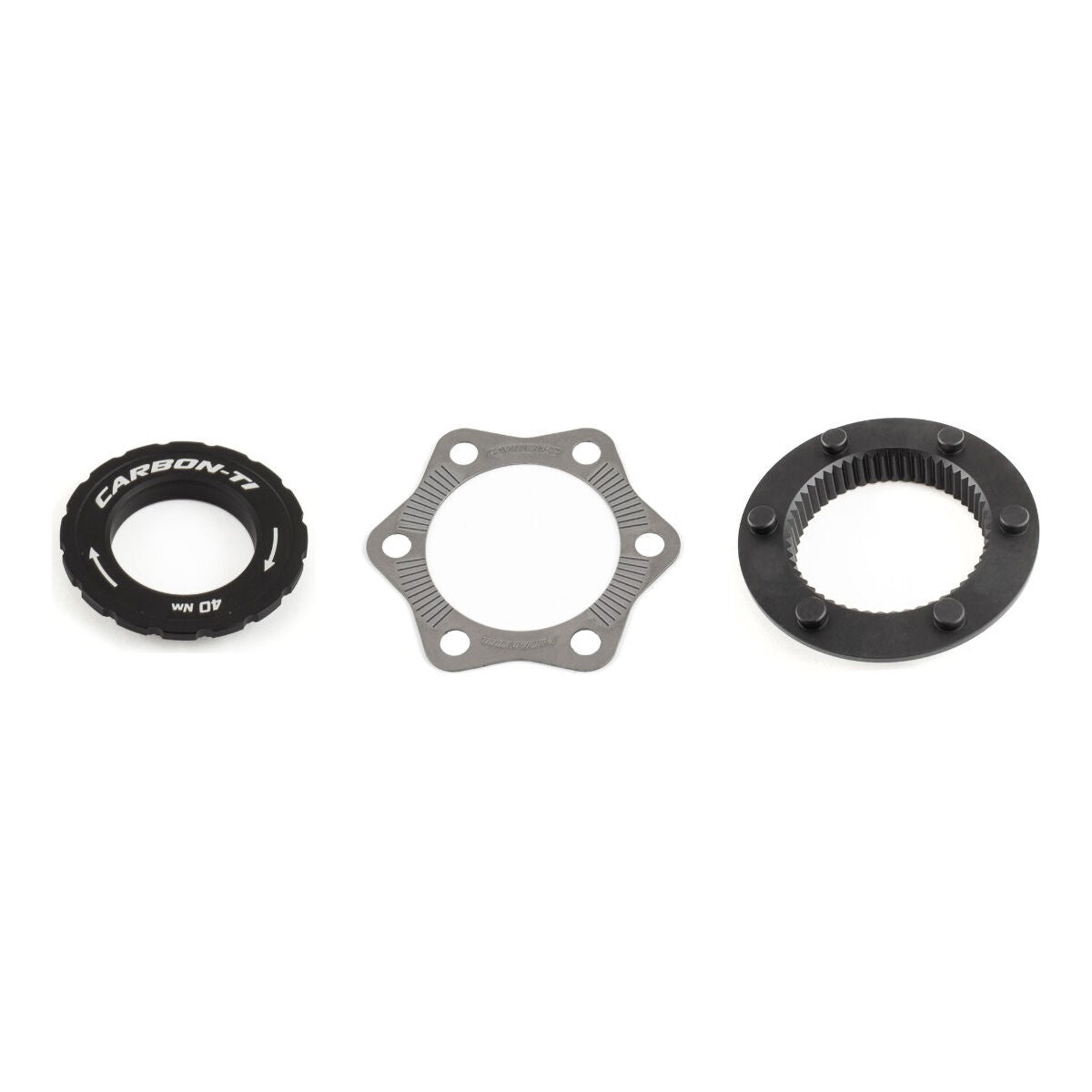 Carbon Ti X-Rotor Center Lock disc brake adapter