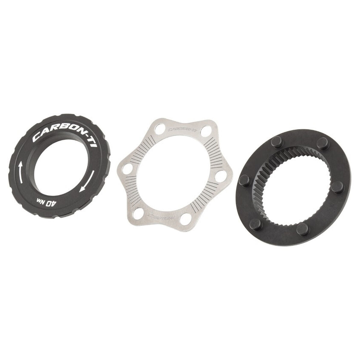 Carbon Ti X-Rotor Center Lock disc brake adapter