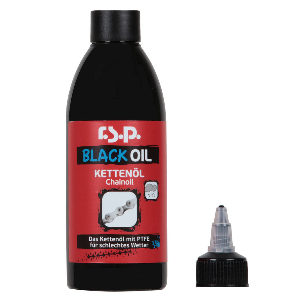 R.S.P. Black Oil chain lubricant