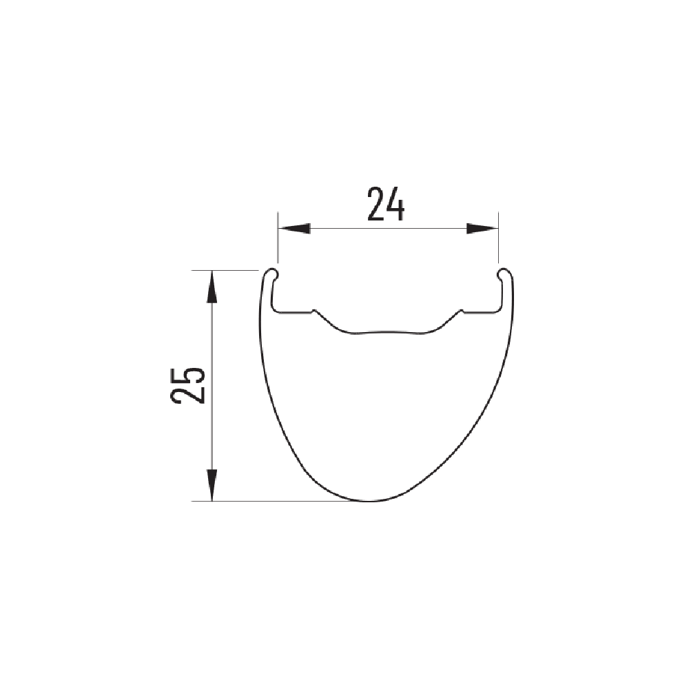 Miche Graff XL Tubeless Ready rear wheel