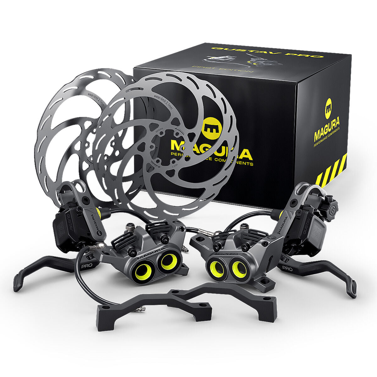 Magura Gustav PRO First Edition + MDR-S 2.5 disc brake set