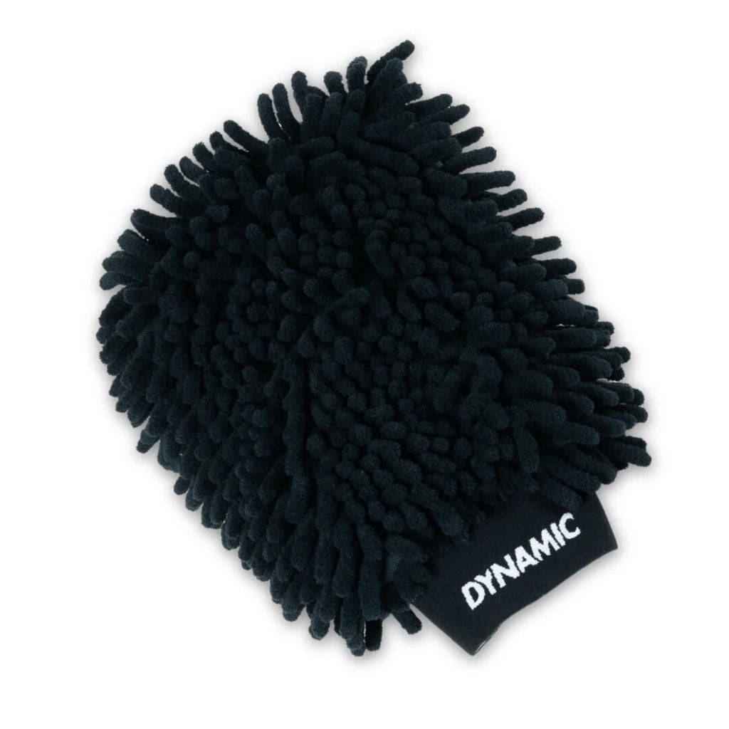 Dynamic microfibre glove for bike cleaning