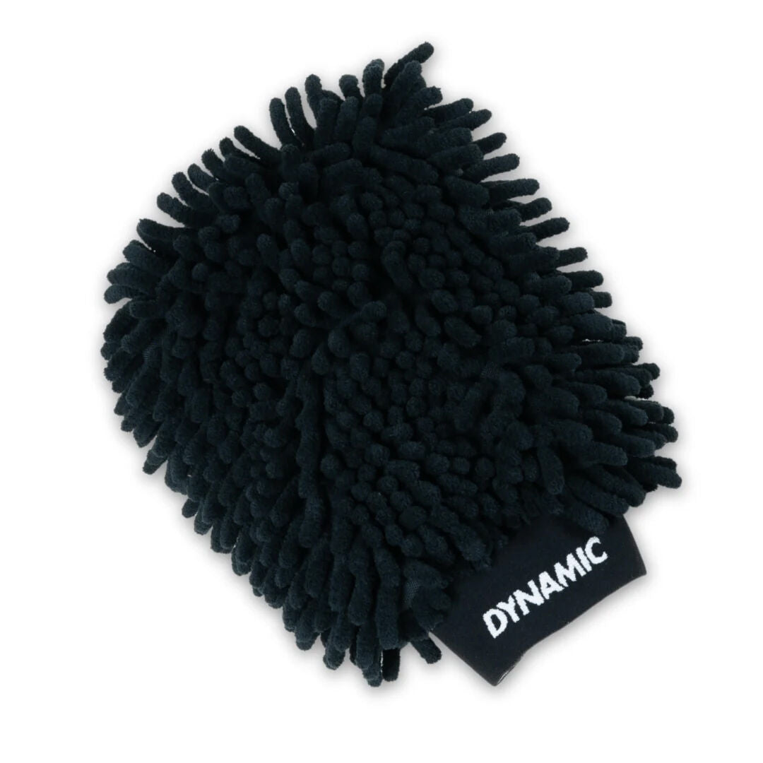 Dynamic microfibre glove for bike cleaning
