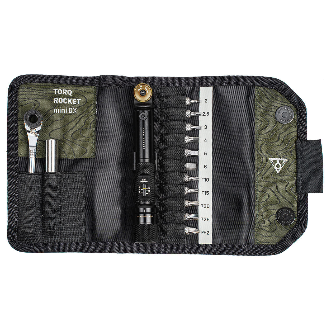 Topeak Torq Rocket Mini DX torque wrench with case