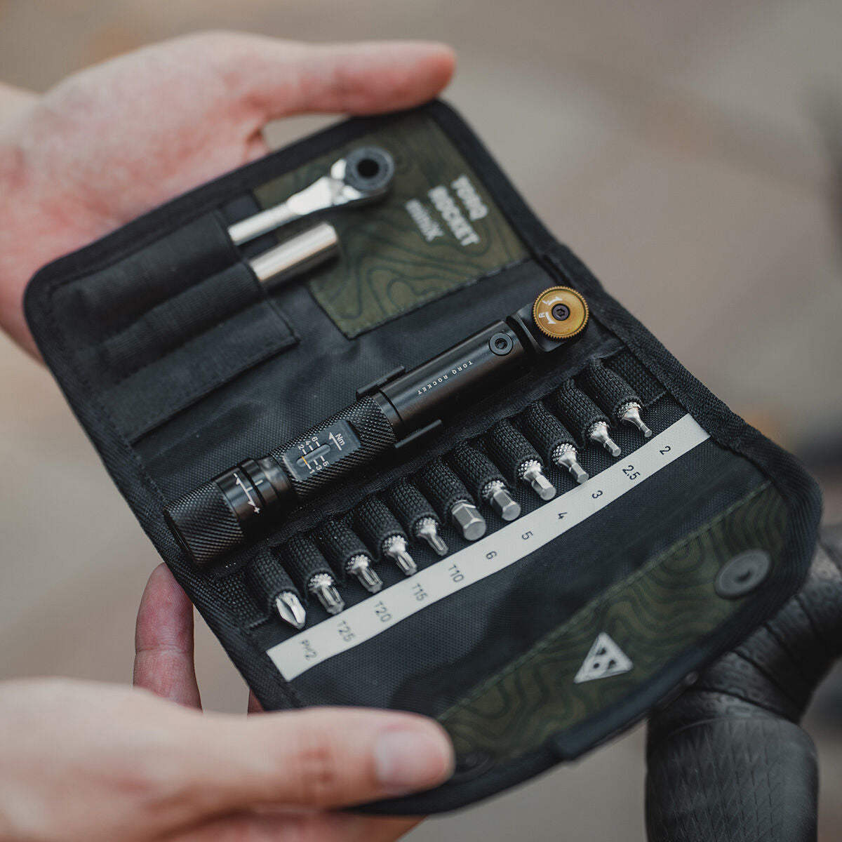 Topeak Torq Rocket Mini DX torque wrench with case