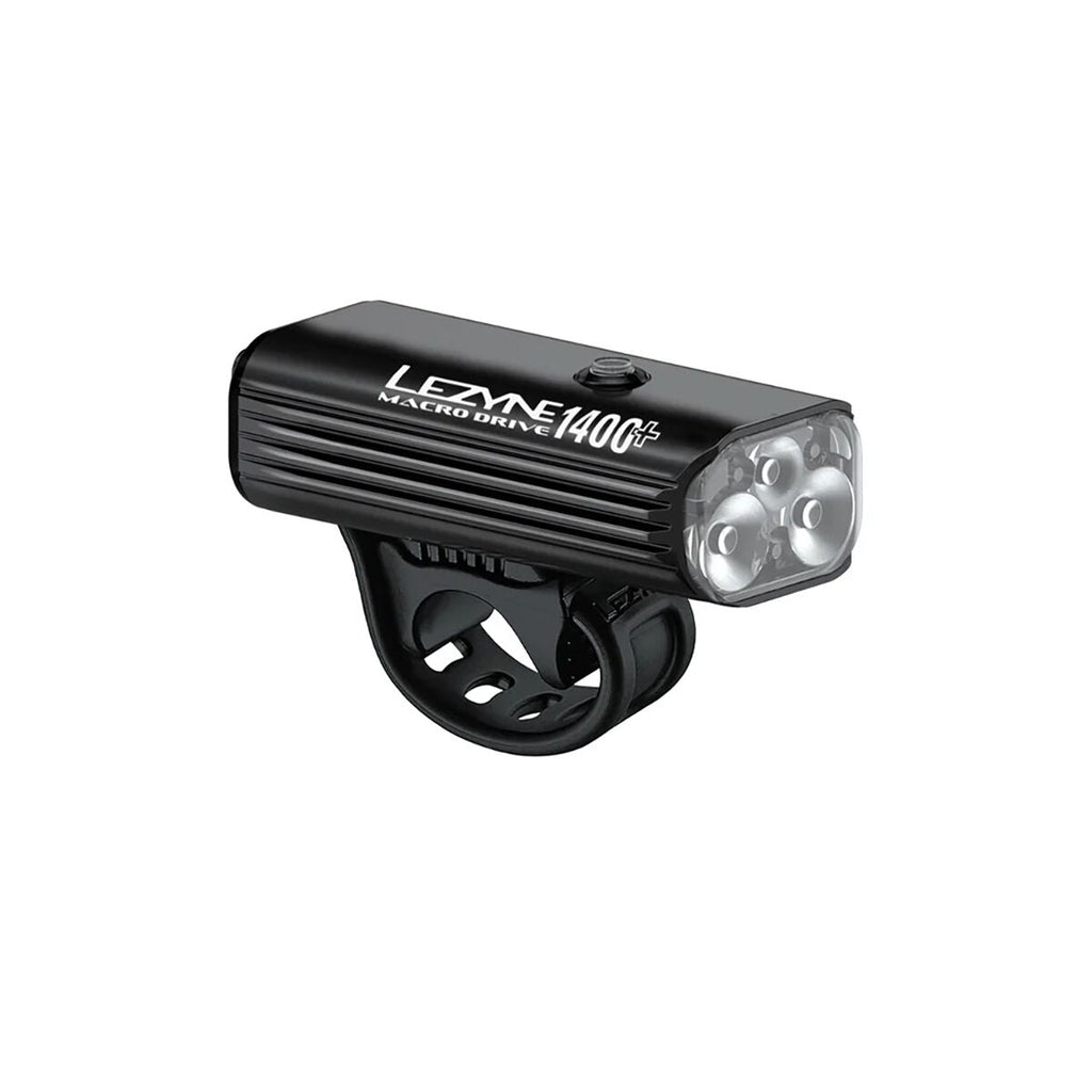 Lezyne Macro Drive 1400 front light + Loaded Satin Black