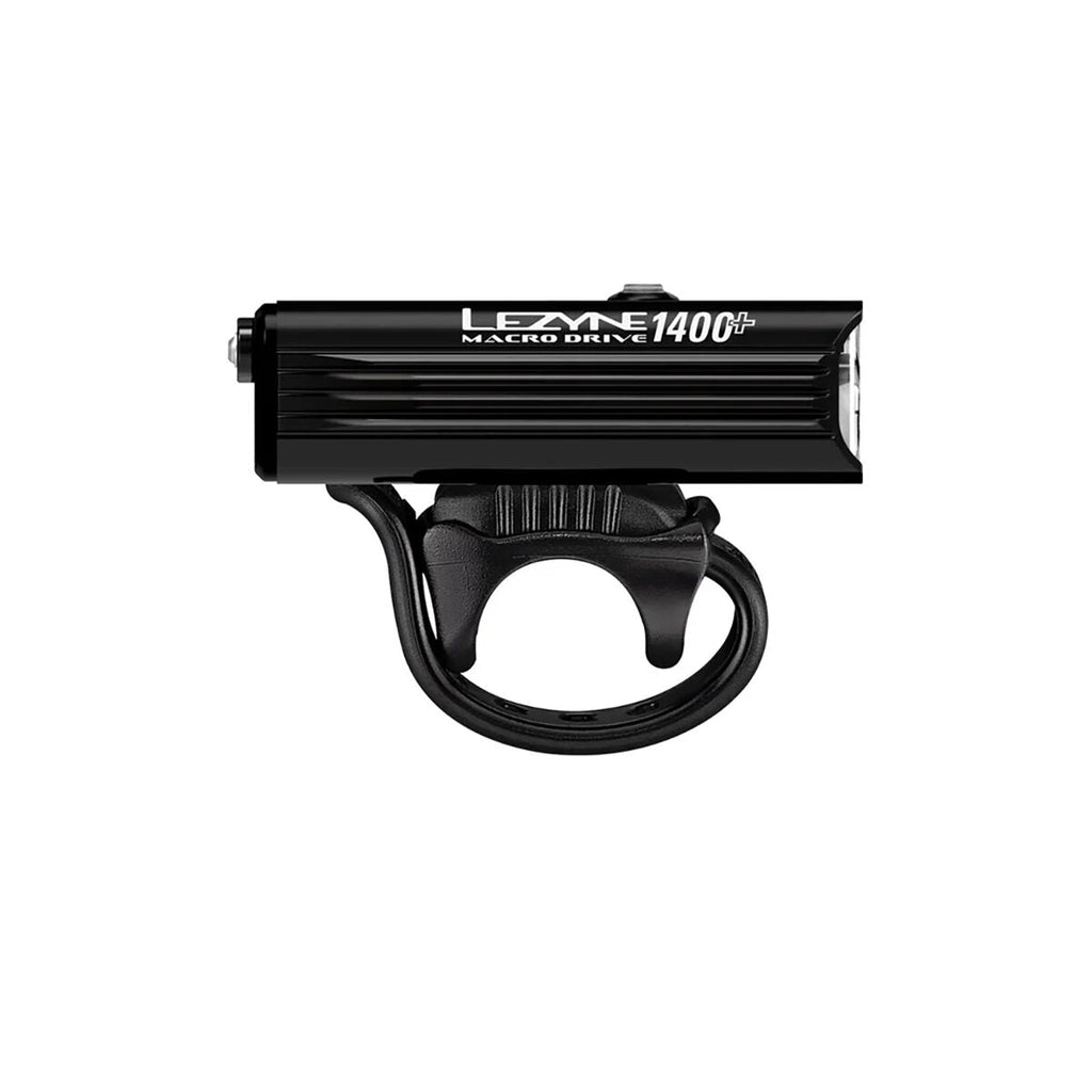 Lezyne Macro Drive 1400 front light + Loaded Satin Black