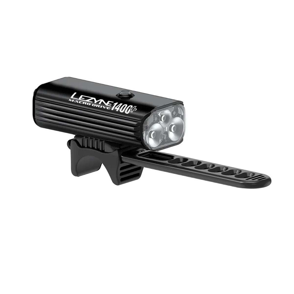 Lezyne Macro Drive 1400 front light + Loaded Satin Black