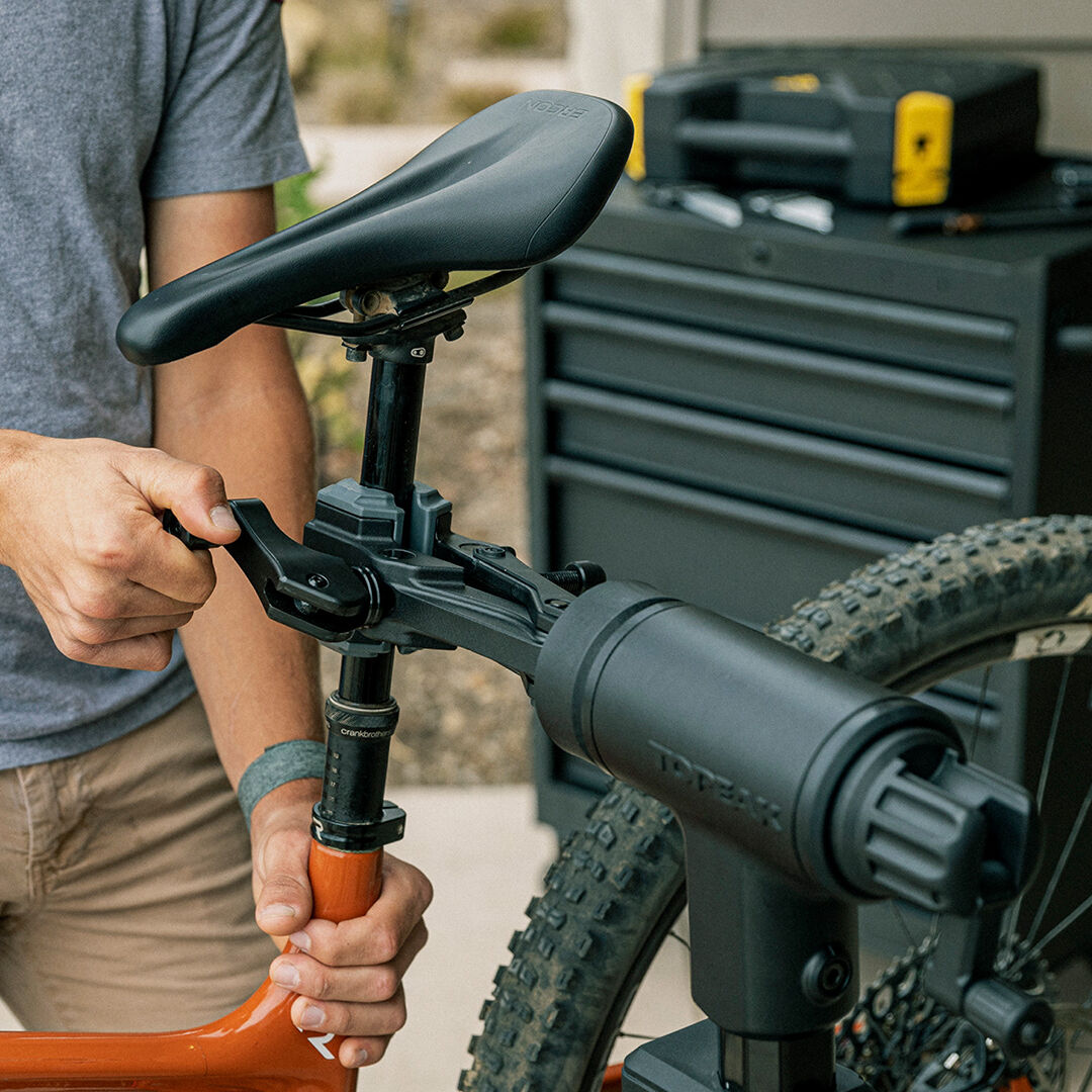 Topeak PrepStand eUP PRO assisted maintenance stand
