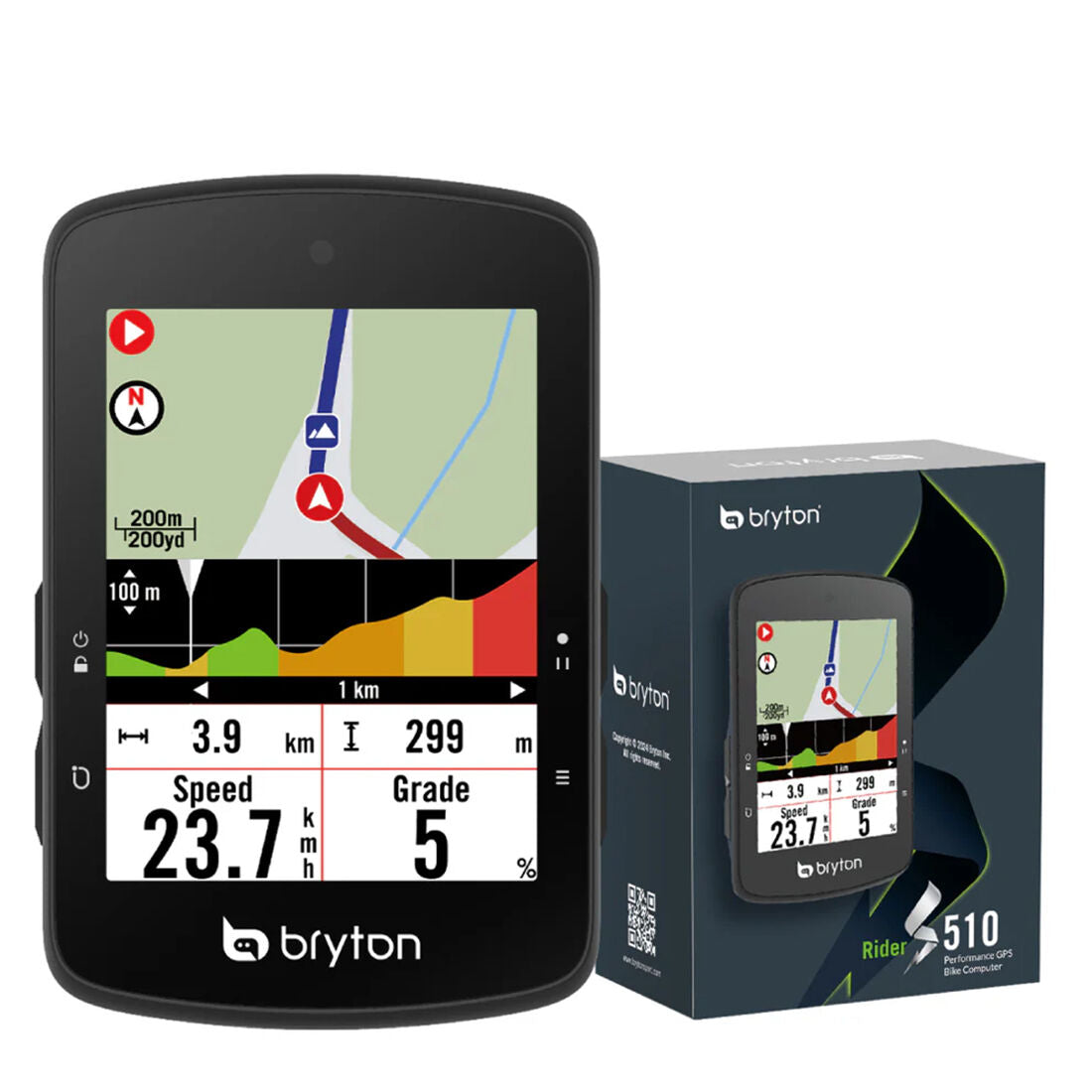 Bryton Rider GPS S510E bike computer