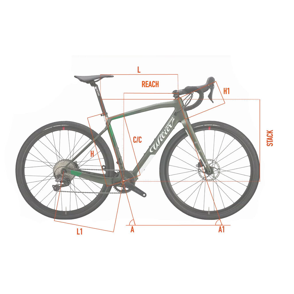 Wilier Triestina Jena Hybrid disc Shimano GRX 1x11 + Wilier HY-NDR28AC