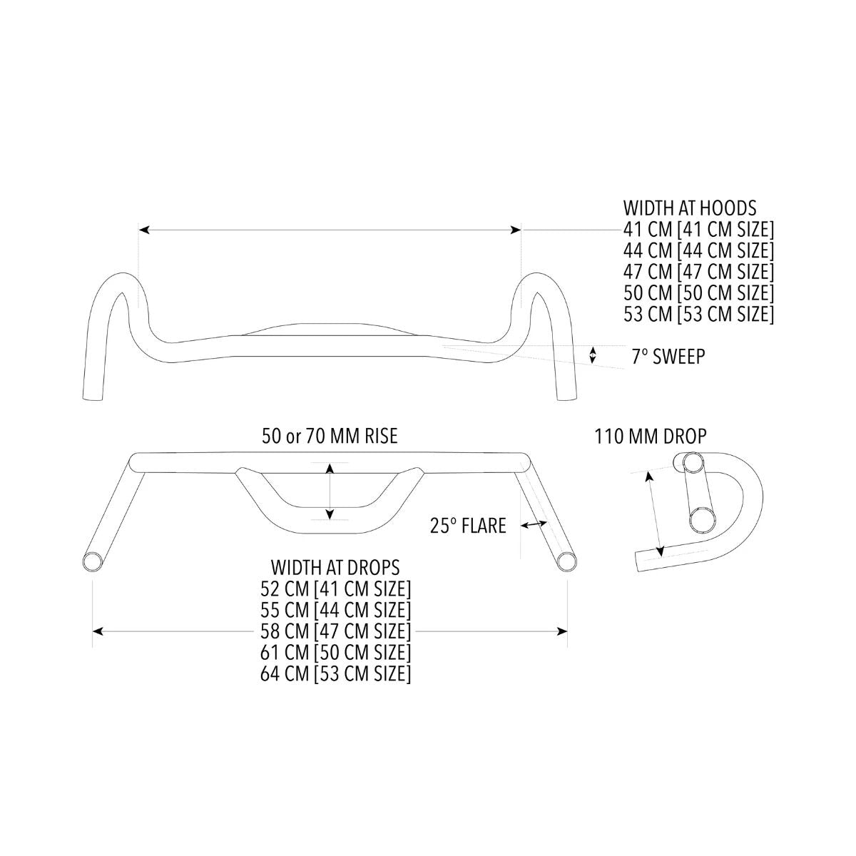 Redshift Lenker Top Shelf 25° handlebar