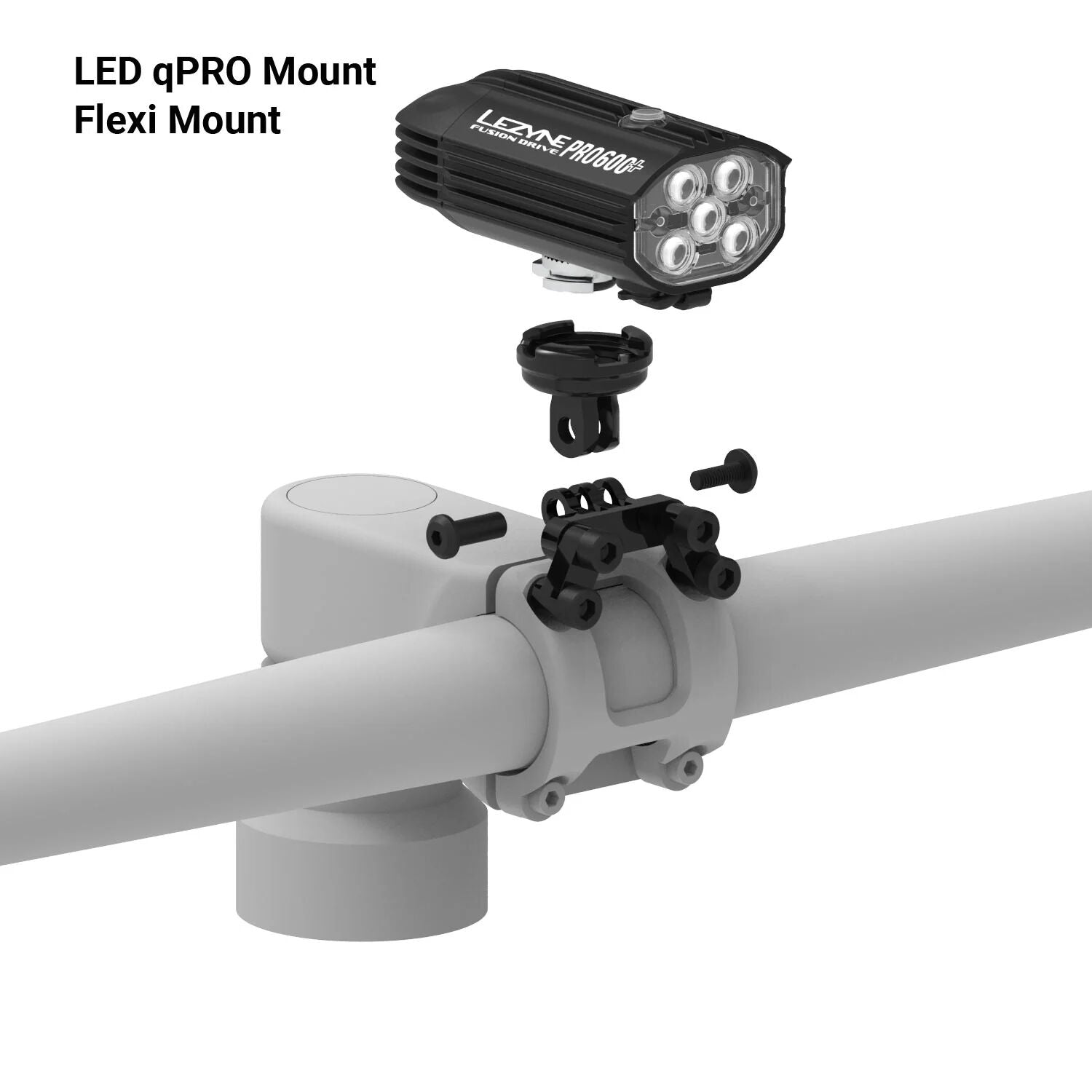 Lezyne Led Qpro Mount adapter
