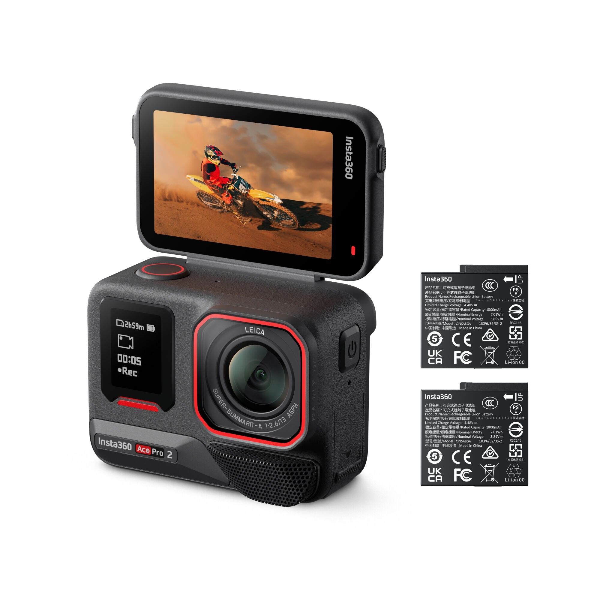 Insta360 Ace Pro 2 Dual Battery Bundle camera