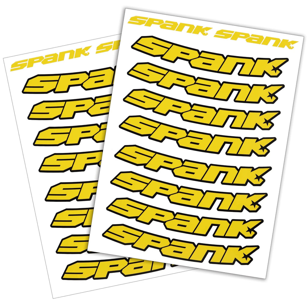 Spank Rim Decal wheel stickers
