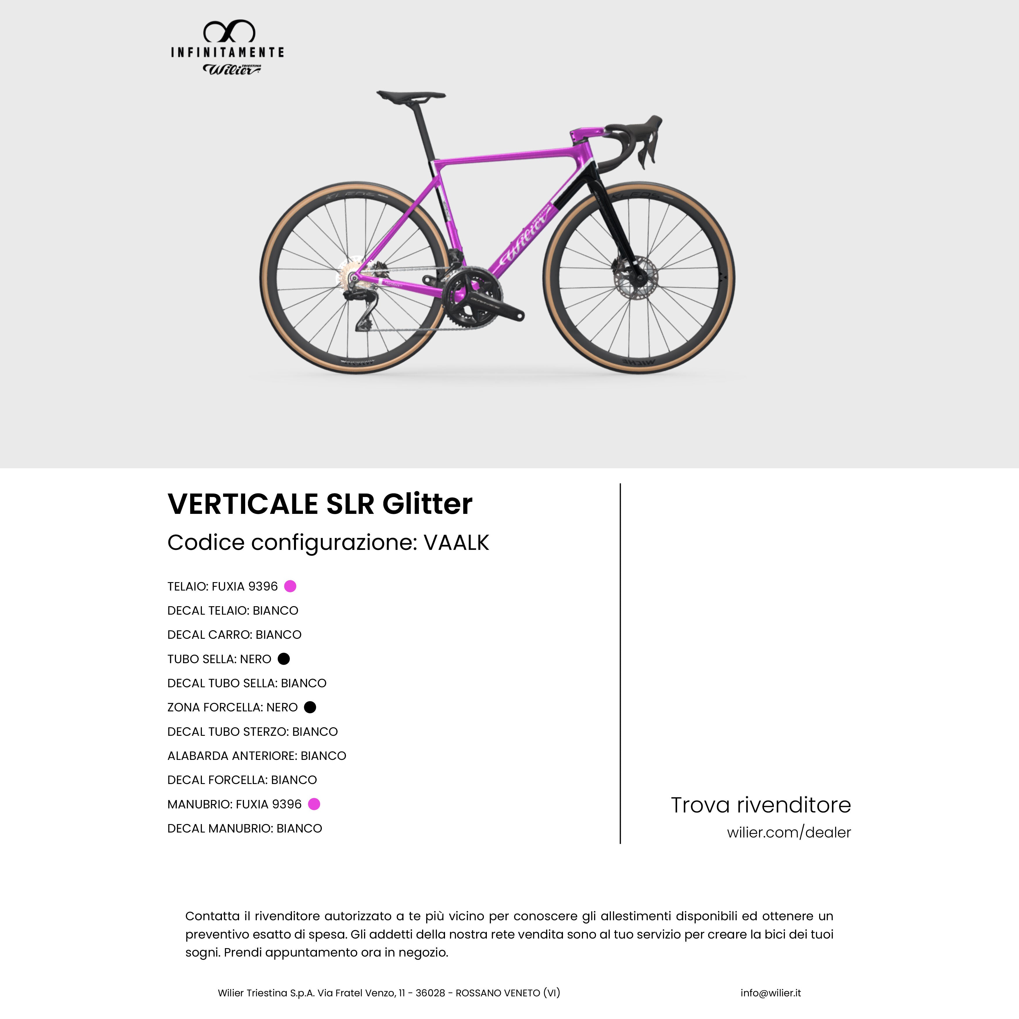 Wilier Triestina Verticale SLR Shimano Ultegra Di2 R8170 + Miche Kleos 42 2026