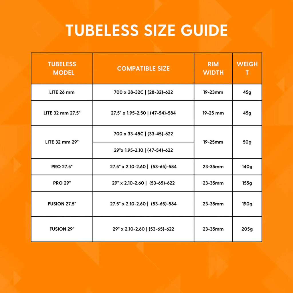 Tannus Fusion tubeless tyre protection