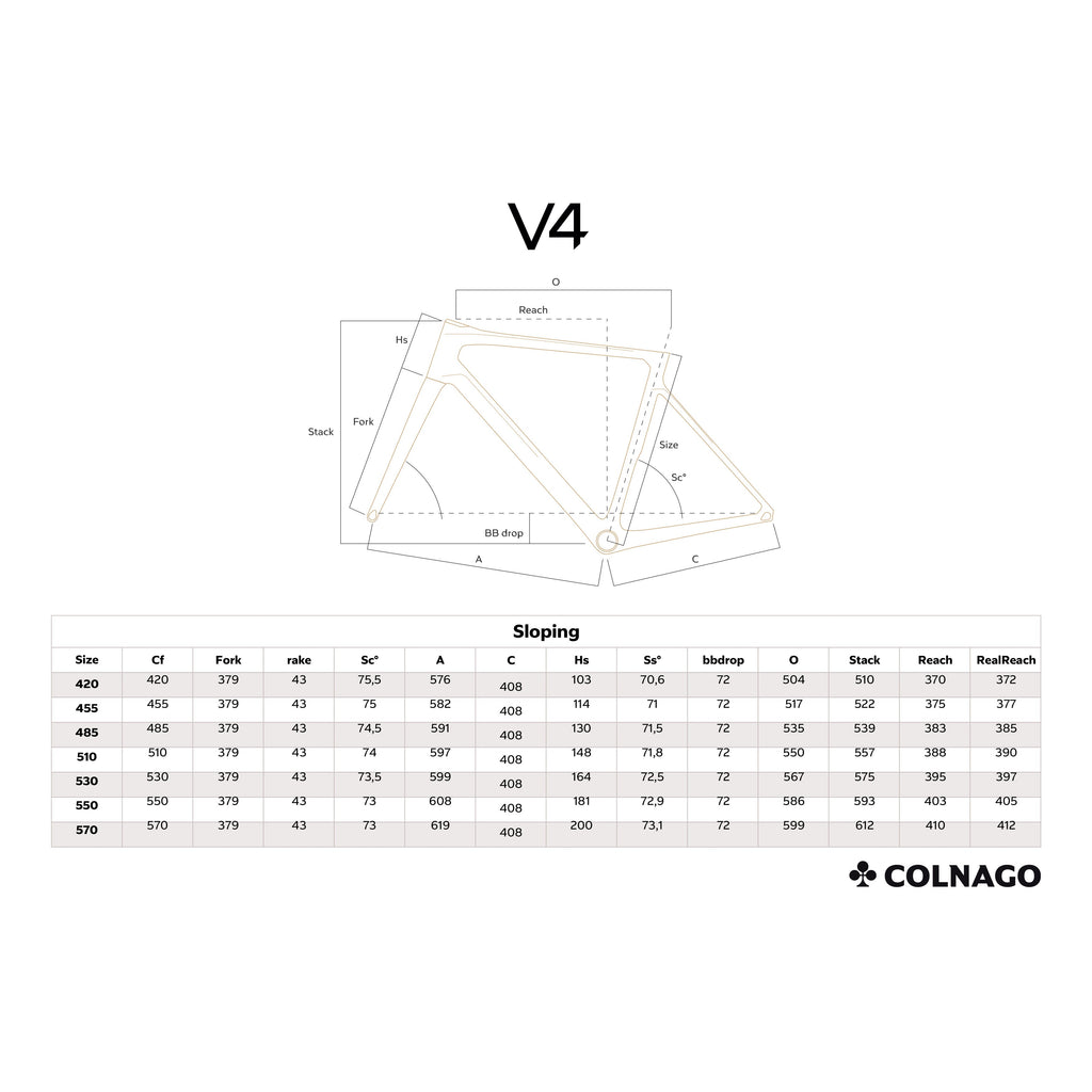 Colnago V4 Shimano ultegra R8170 Di2 Disc + Vision SC45  2025