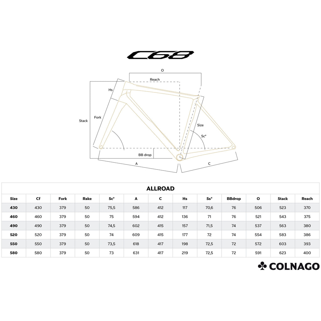 Colnago C68 All Road Shimano Dura Ace 9270 + Dura Ace C50