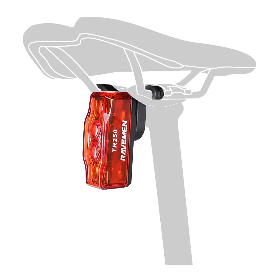 Ravemen light support for saddle