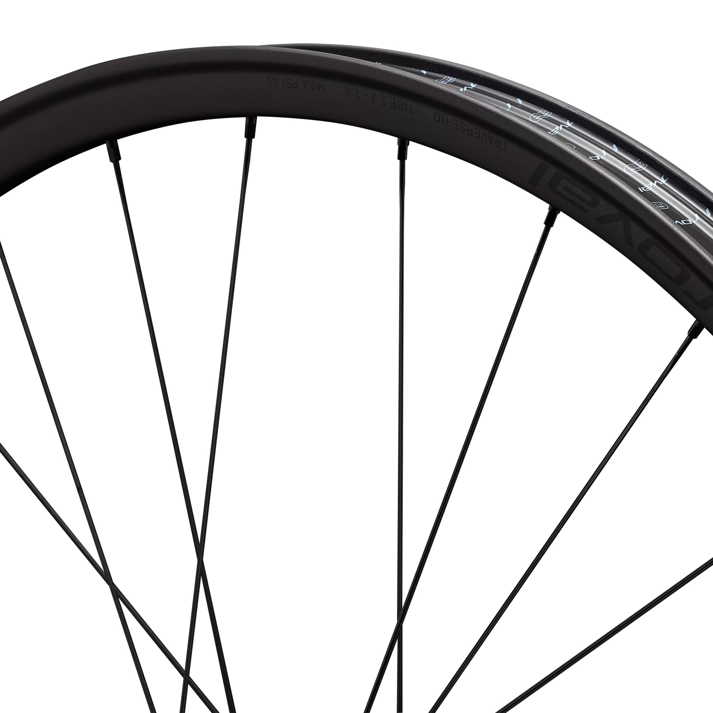 Roval Traverse HD 240 Deg 6b rear wheel